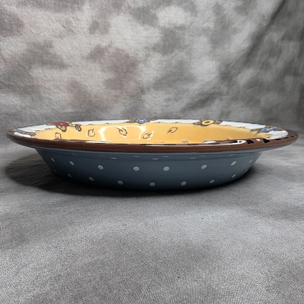 Pie Plate Dish 'Bless Our Home' Michel & Co Mary Engelbreit‎ 11